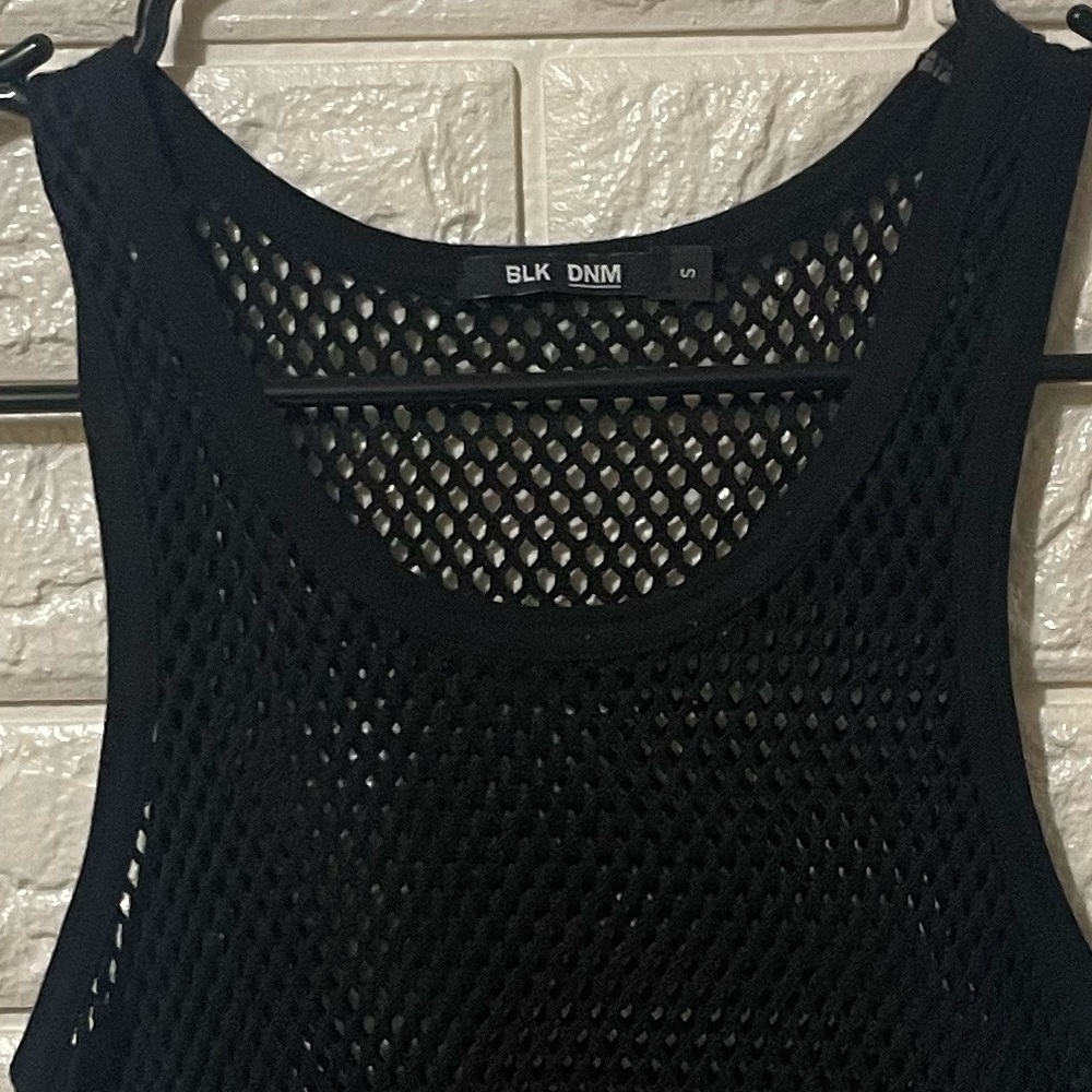 BLK DNM net top - Picture 3 of 3